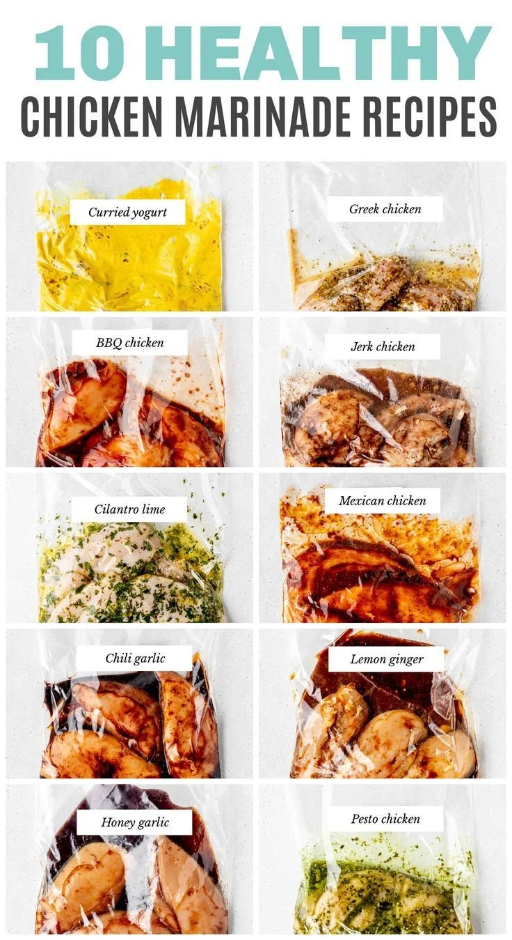 Healthy chicken marinade recipes for flavorful meals