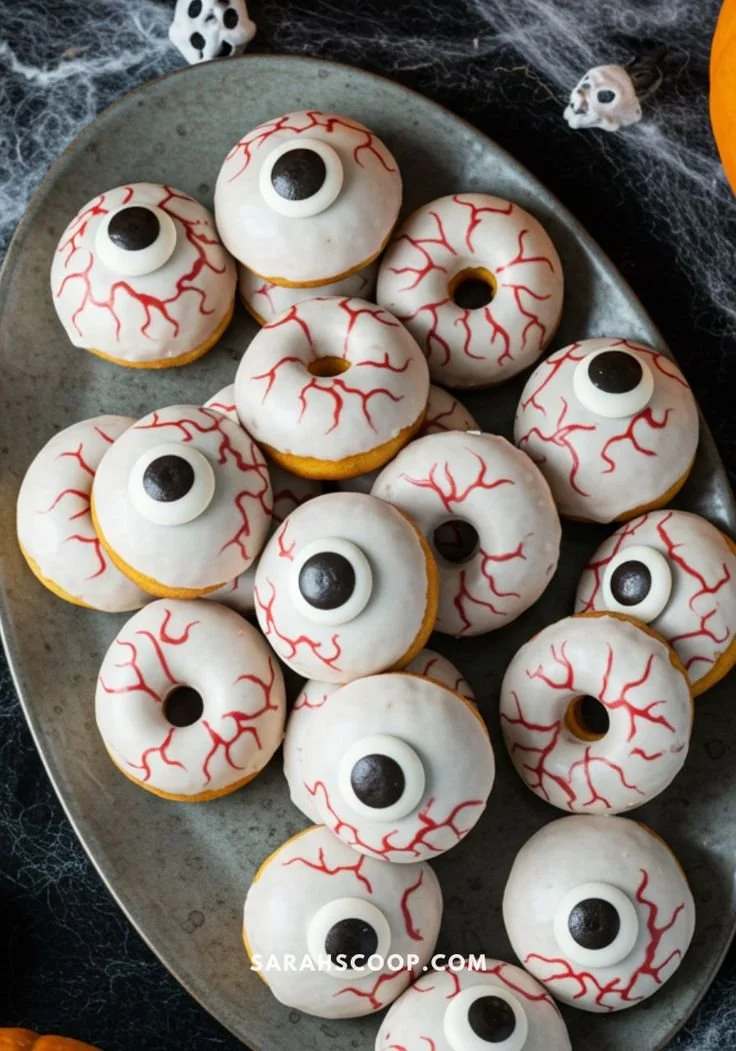 Variety of no-bake Halloween treats in festive shapes and colors