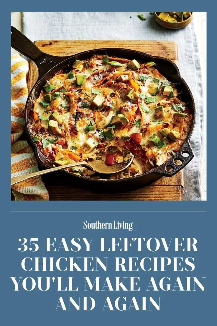 Delicious leftover chicken recipes for quick and easy meals.