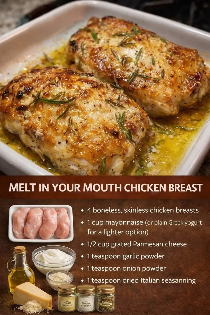 Melt in your mouth chicken breast dish with herbs and spices