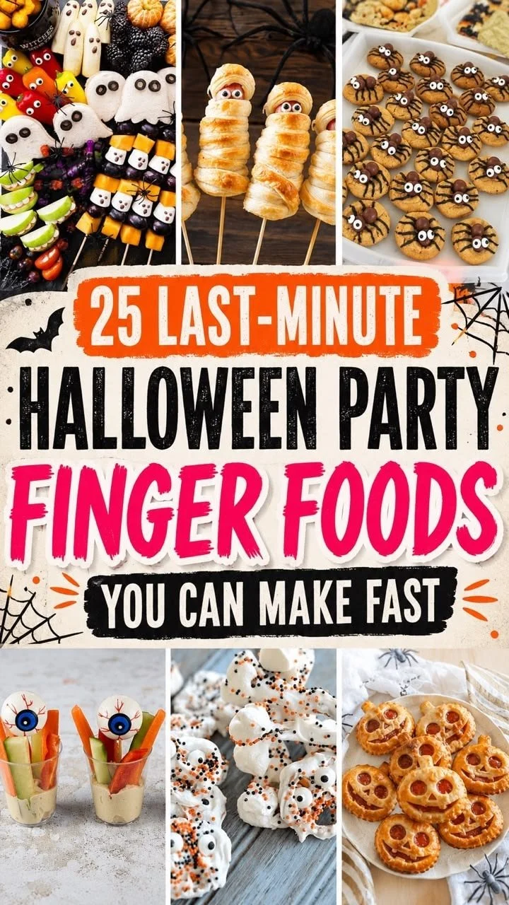 25 easy Halloween party finger foods for quick and festive snacks