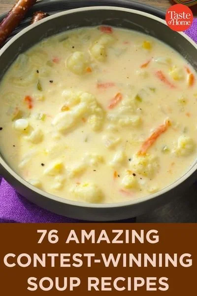 Delicious contest-winning soup recipes for every taste and occasion