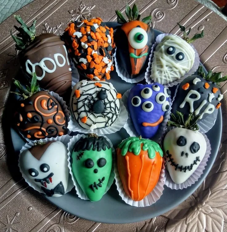 Spooktacular Halloween strawberry box for festive celebrations