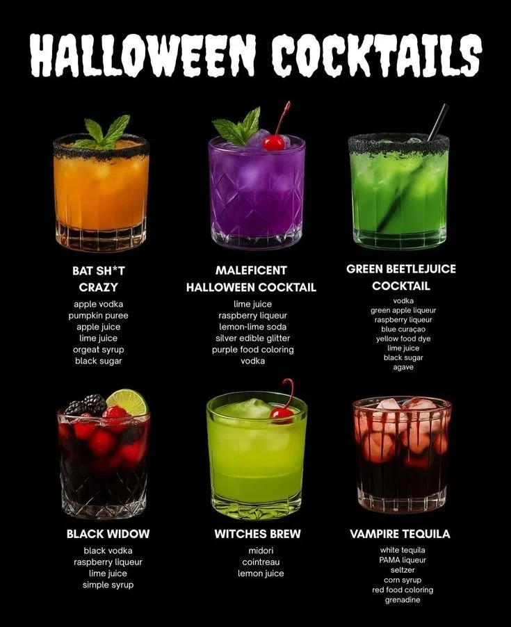 Tasty Halloween feest voedsel and drink ideas for weddings